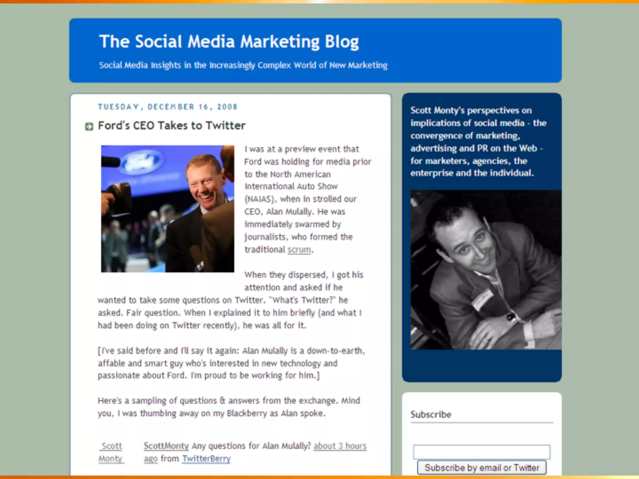 Scott Monty - Module 09