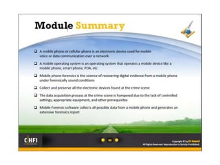 Module 20 mobile forensics
