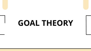 GOAL THEORY
 
