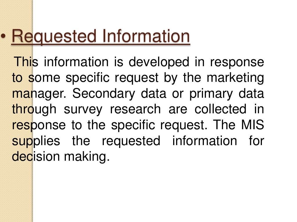 management information system module2