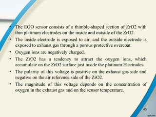 O2 Sensor Zro2 Automotive Sensors and Actuators in Engine Control Systems | PPT