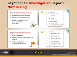 Module 21 investigative reports