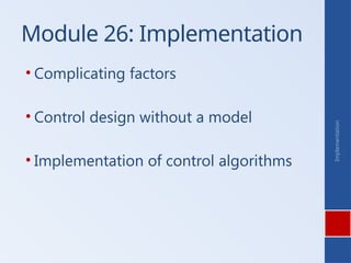 Comprehensive Guide to Control System Implementation and Design ...