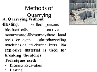 Channeling Machine Stone BMCT Mumbai University Module 2 Building Materials.pptx