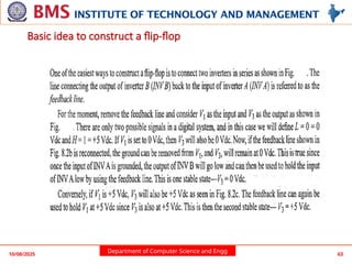 Department of Computer Science and Engg
10/08/2025 63
Basic idea to construct a flip-flop
 