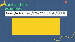 Look at these
examples!
 