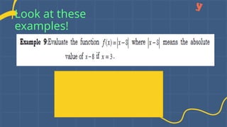 Look at these
examples!
 