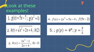 Look at these
examples!
 