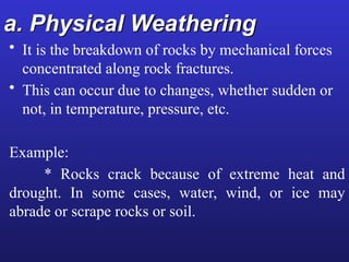 Comprehensive Overview of Earth's Geologic Processes and Their Effects ...