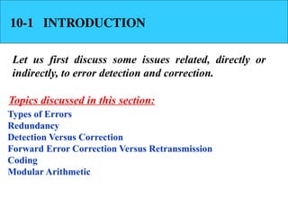 VTU BCS 502 Computer Networks Module 2 – Data Link Layer: Error ...