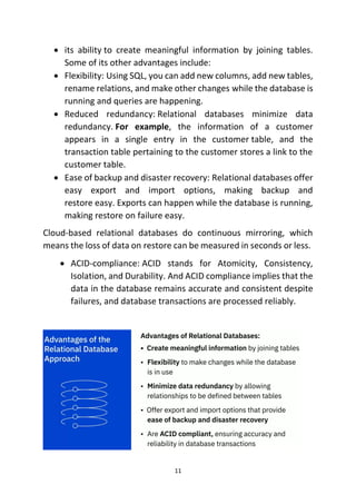 IBM Data Analytics Module 2 Overview of data Repositories. | PDF