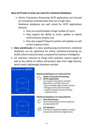 IBM Data Analytics Module 2 Overview of data Repositories. | PDF