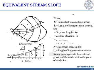 Flood estimation of ungauged catchments | PPTX