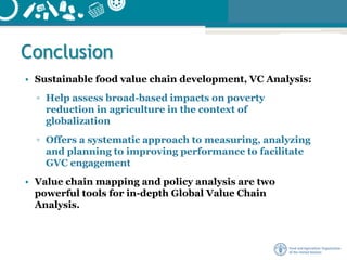 GVC analysis elements of successful Global Value Chain (GVC) engagement ...