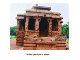 The Durga temple in Aihole.
 