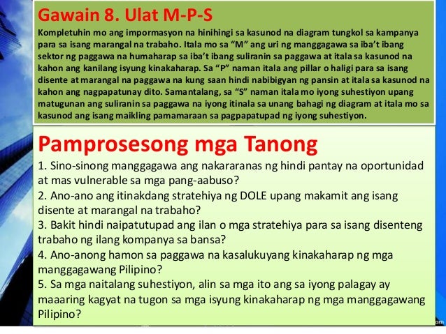 Module 2 Isyu Sa Paggawa