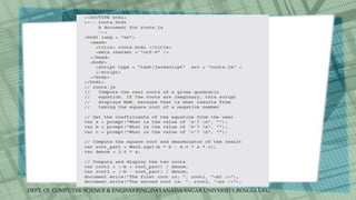 DEPT. Of COMPUTER SCIENCE & ENGINEERING,DAYANADA SAGAR UNIVERSITY,BENGULURU.
 