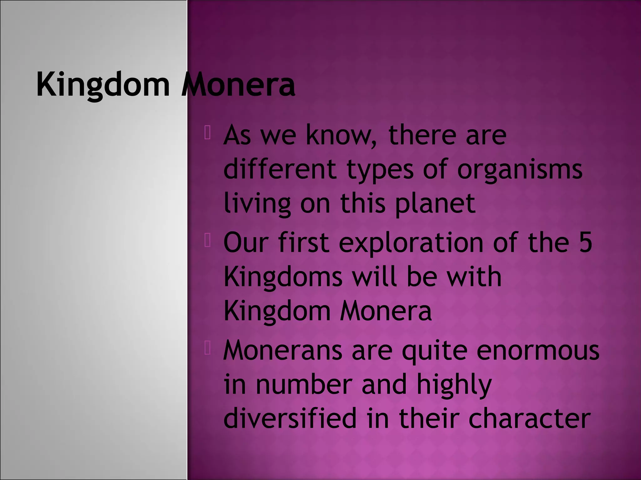 Module 2 kingdom monera | PPT