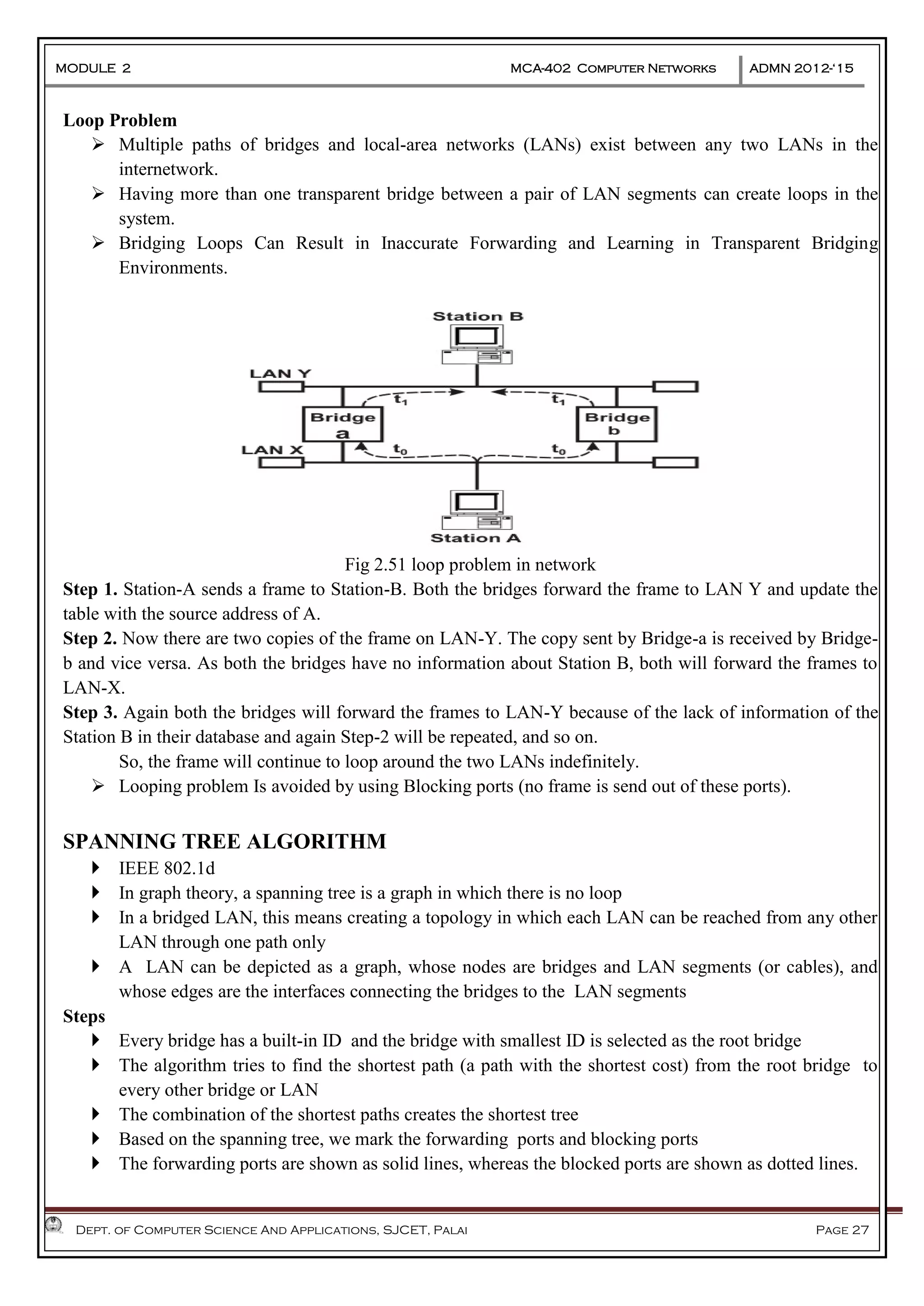 Module 2 lan,data link layer | PDF