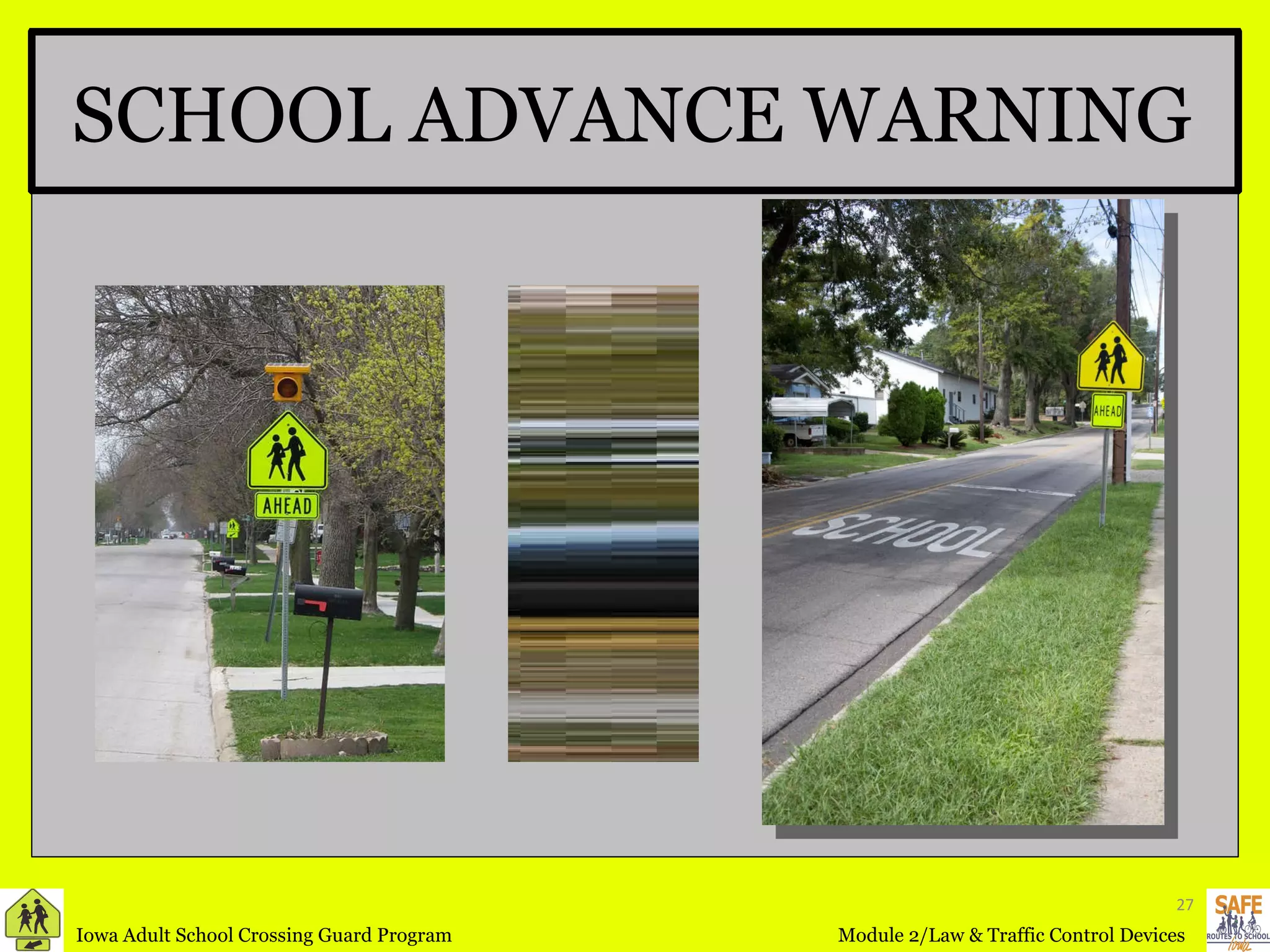 SCHOOL ADVANCE WARNING 