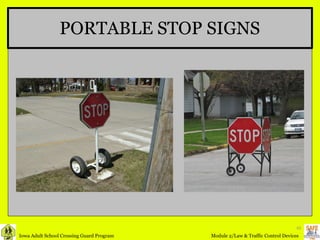 PORTABLE STOP SIGNS 