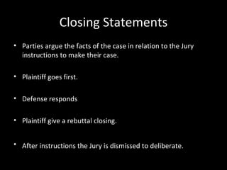 Module # 2 Civil Trial | PPT