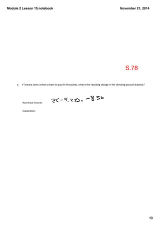 Module 2 Lesson 15.notebook 
November 21, 2014 
13 
S.78 
 