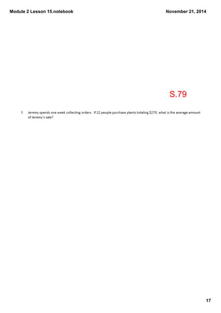 Module 2 Lesson 15.notebook 
November 21, 2014 
17 
S.79 
 