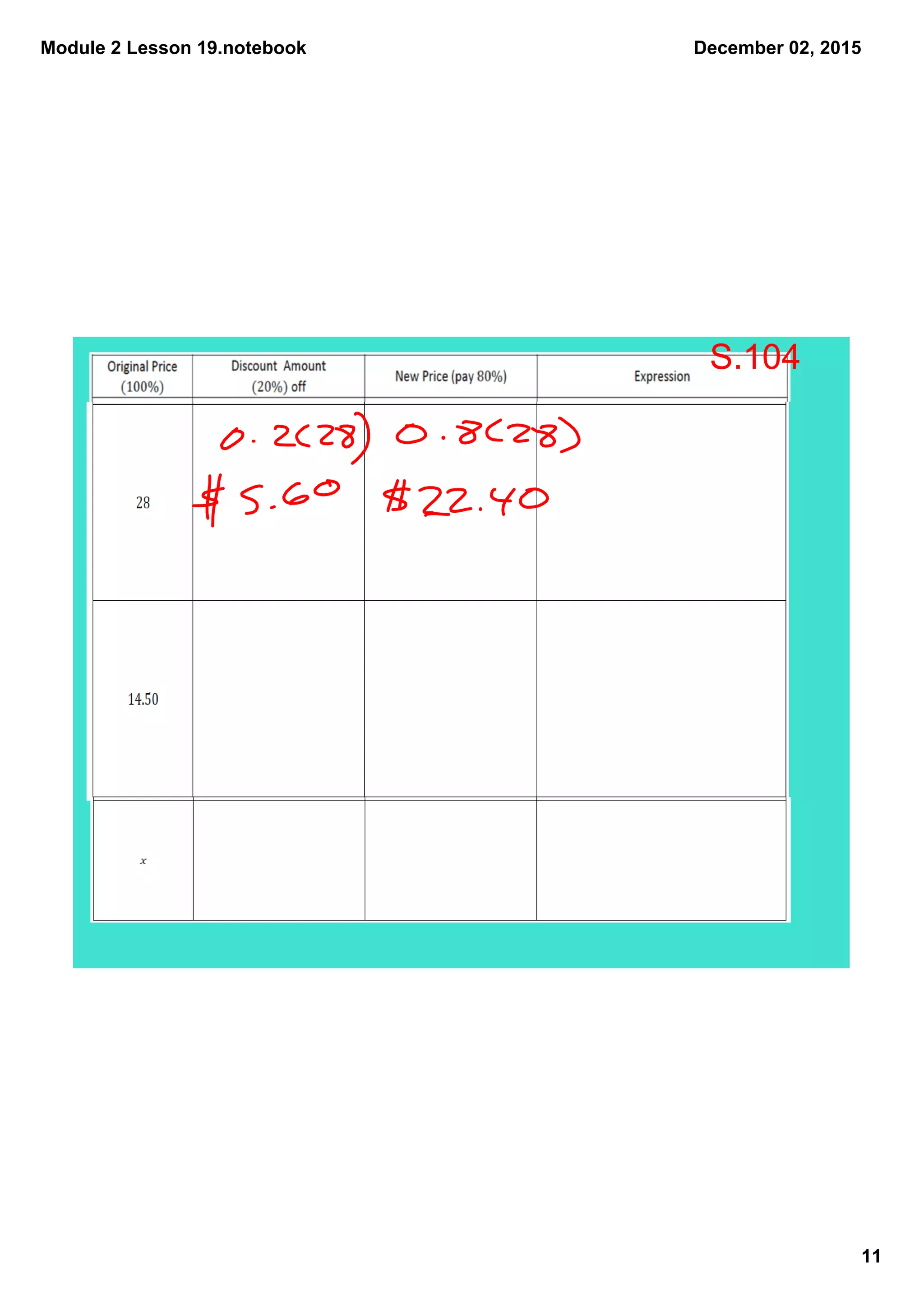 Module 2 Lesson 19.notebook
11
December 02, 2015
S.104
 