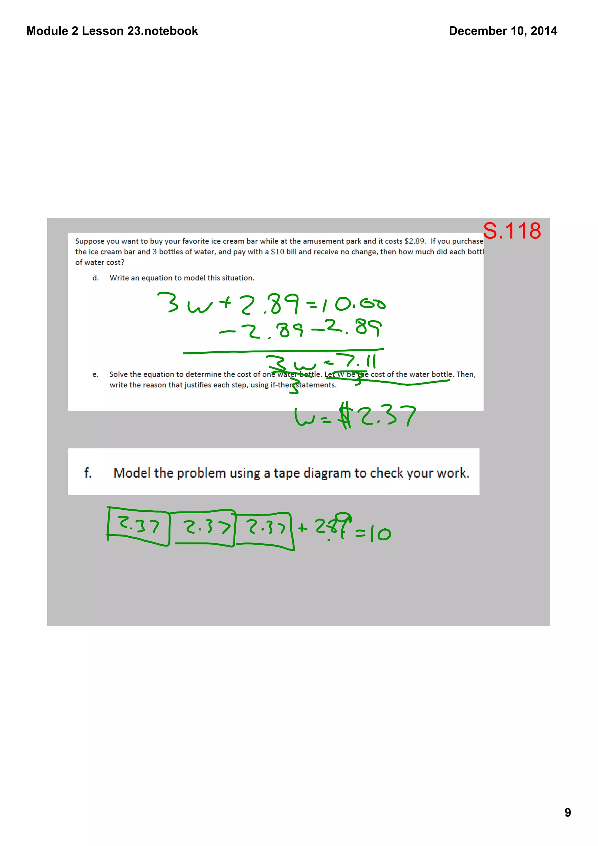 Module 2 Lesson 23.notebook 
9 
December 10, 2014 
S.118 
 