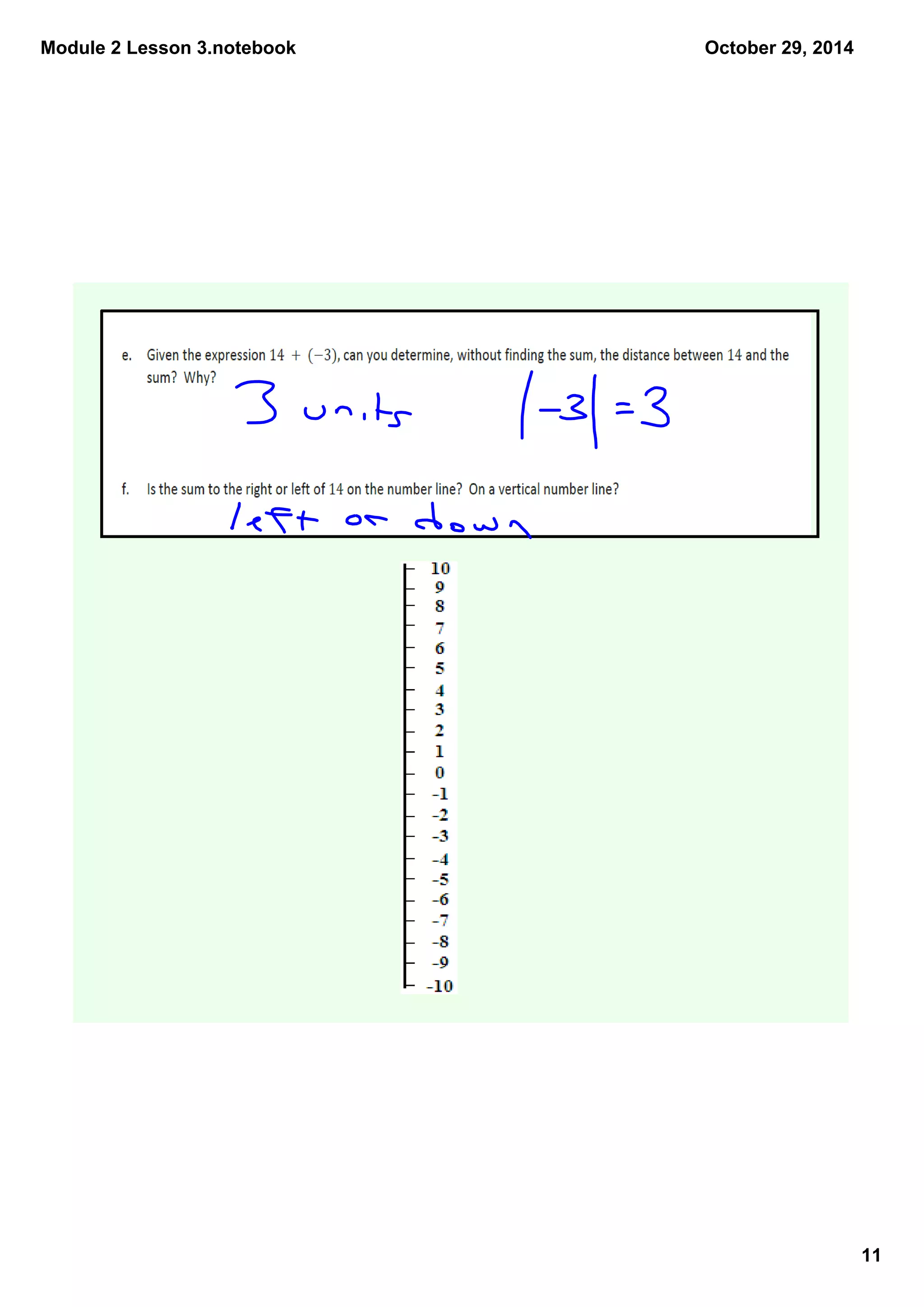 Module 2 Lesson 3.notebook
11
October 29, 2014