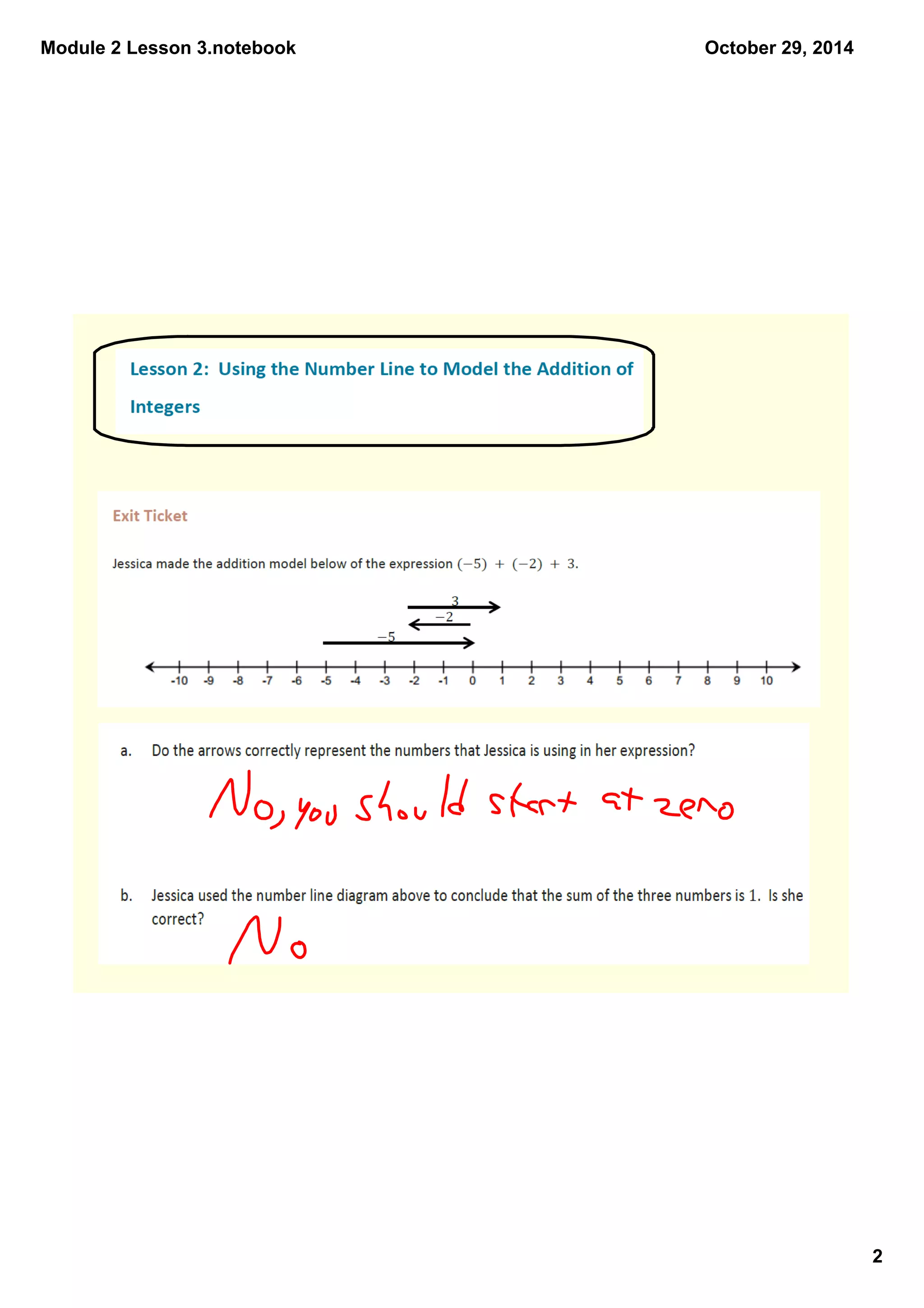 Module 2 Lesson 3.notebook
2
October 29, 2014