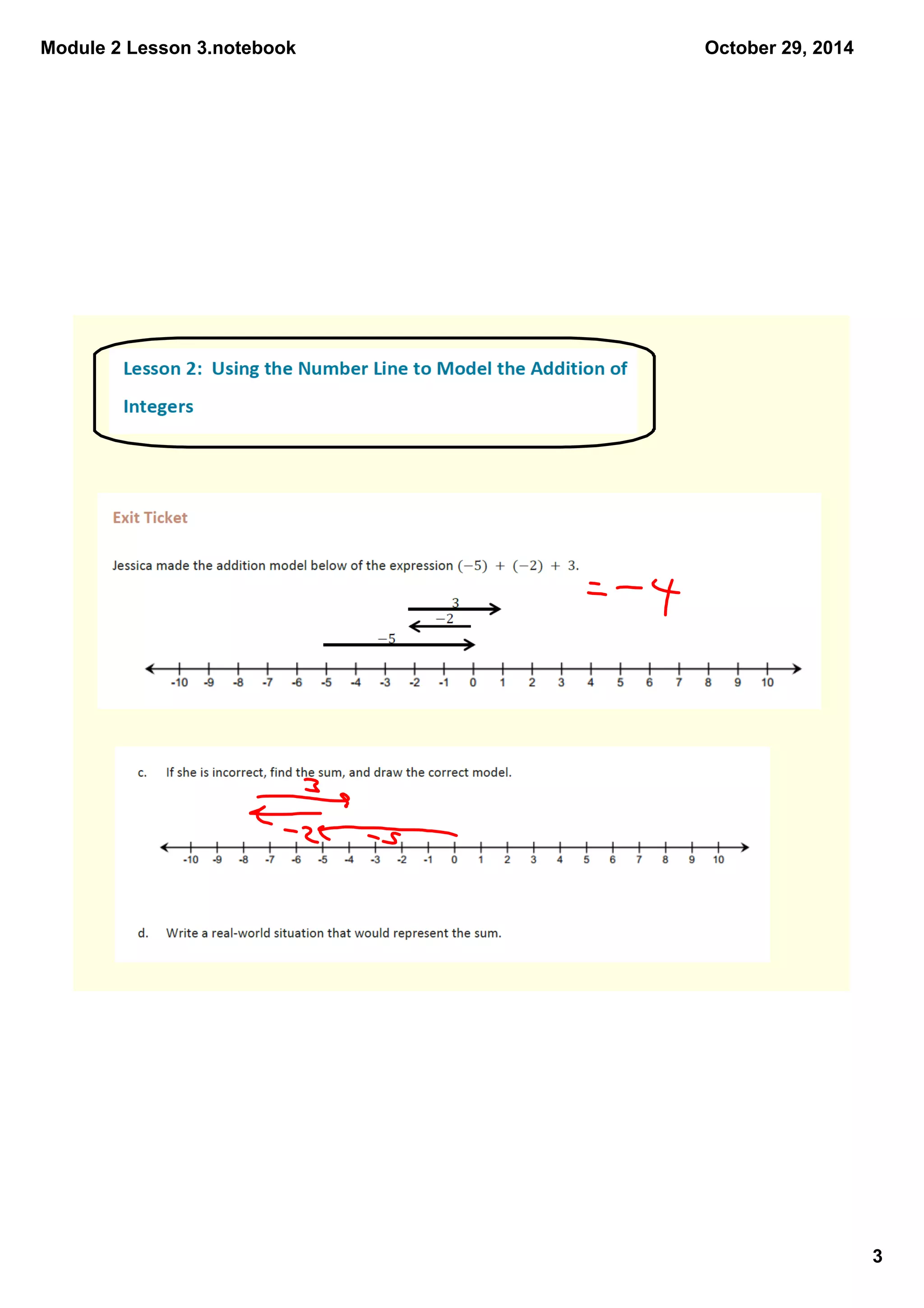 Module 2 Lesson 3.notebook
3
October 29, 2014