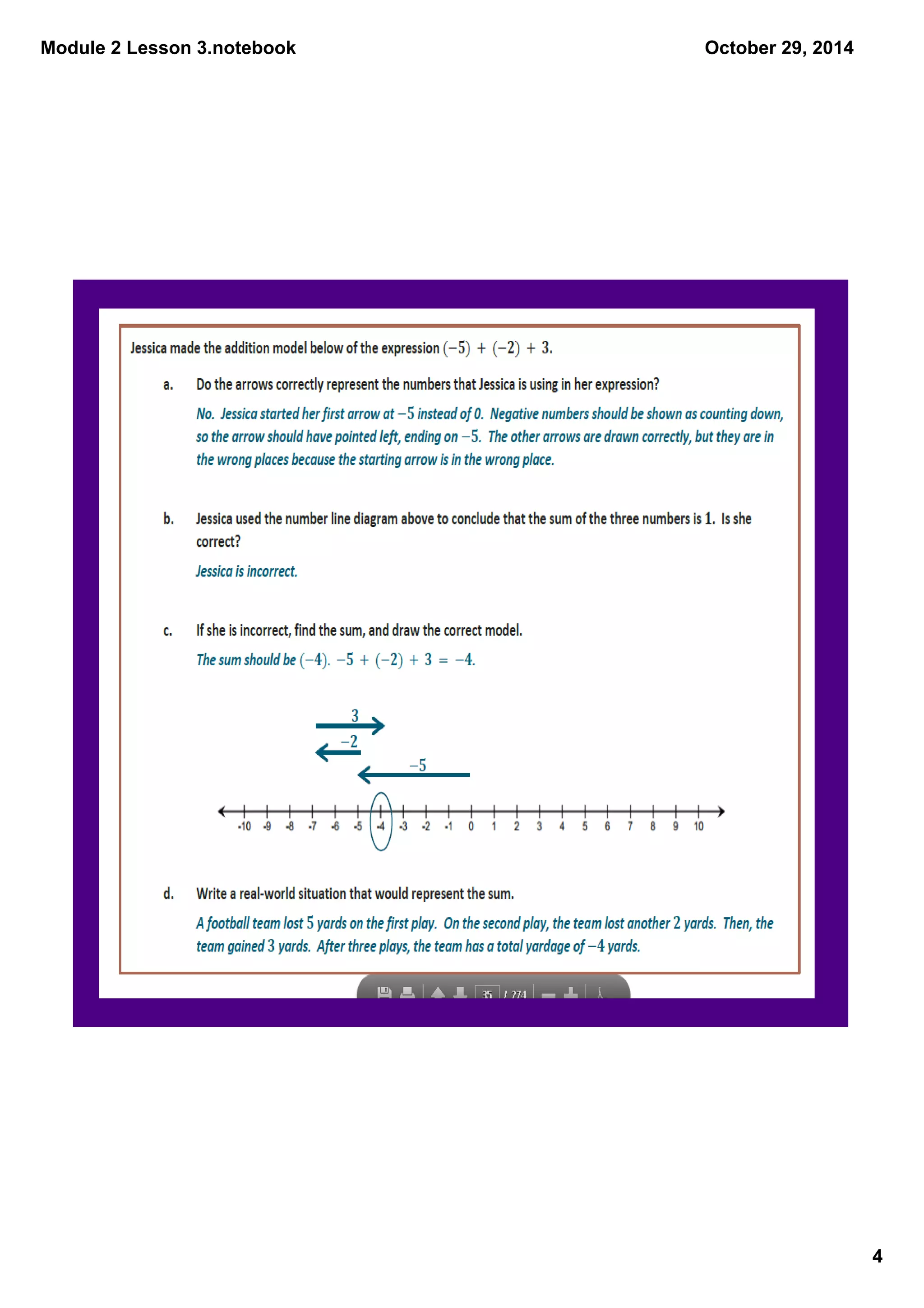 Module 2 Lesson 3.notebook
4
October 29, 2014