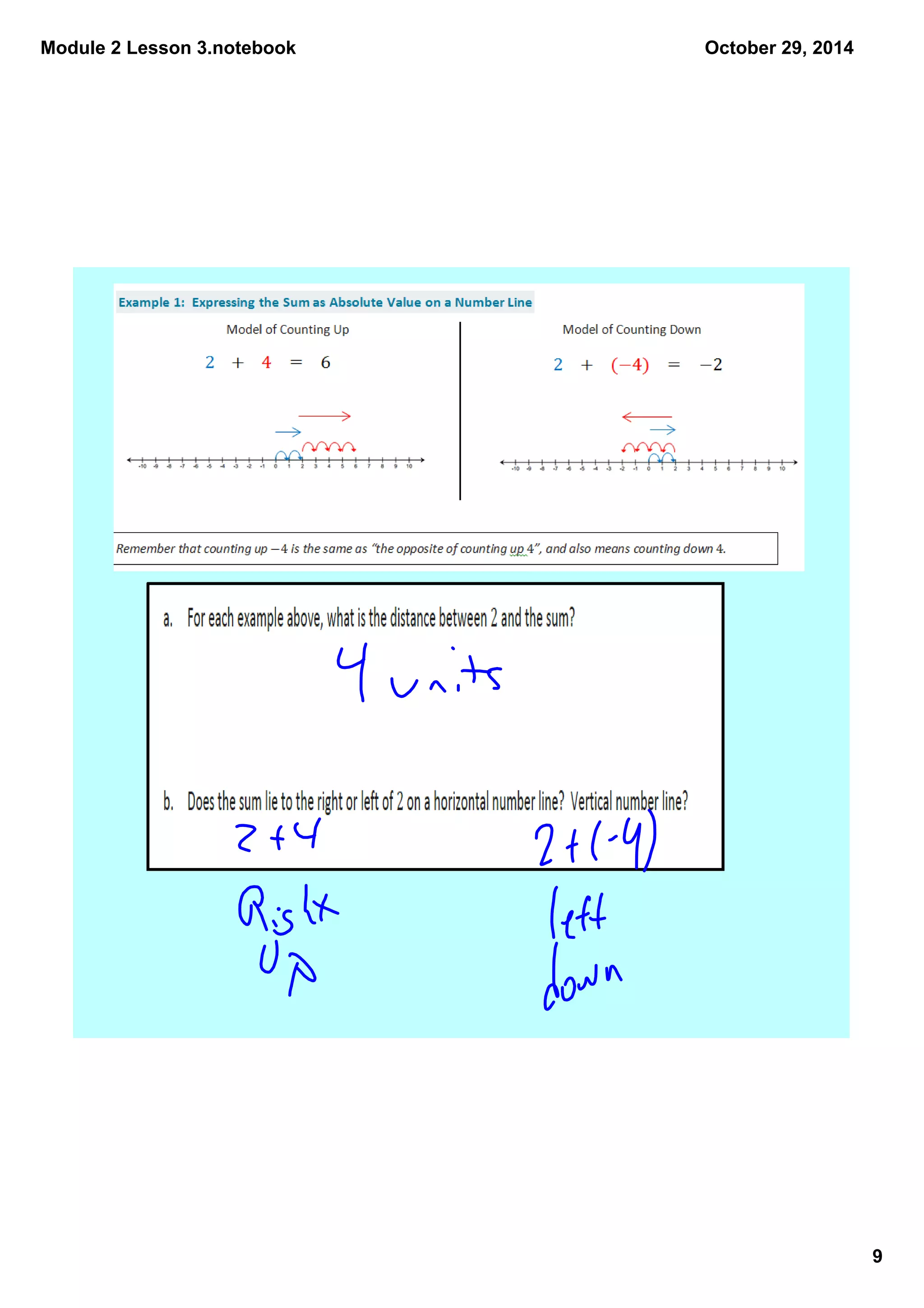Module 2 Lesson 3.notebook
9
October 29, 2014