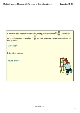 Module 2 lesson 9 | PDF | Homework and Study | Education