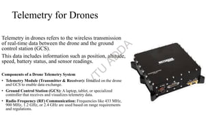 Drone systems (UAS) consist of the unmanned aerial vehicle (UAV), a ...