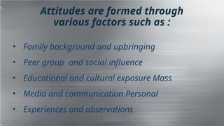 Perception and Attitude| Organizational Behaviour | PPTX