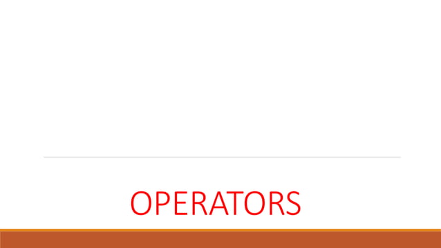 MODULE_2_Operators.pptx