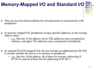 The primary purpose of memory interfacing is to facilitate the transfer ...