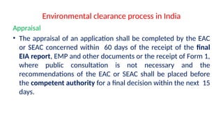 Comprehensive Guide to Environmental Clearance Process and Terms of ...