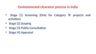 Comprehensive Guide to Environmental Clearance Process and Terms of ...
