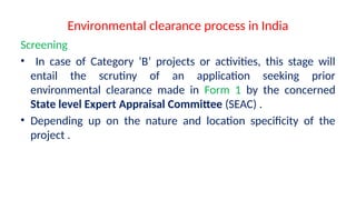 Comprehensive Guide to Environmental Clearance Process and Terms of ...