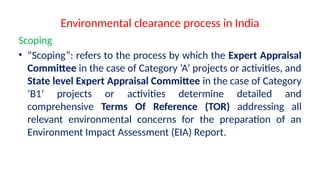 Comprehensive Guide to Environmental Clearance Process and Terms of ...