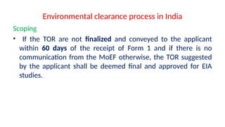 Comprehensive Guide to Environmental Clearance Process and Terms of ...