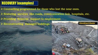 76
RECOVERY [examples]
 