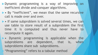Module 2ppt.pptx divid and conquer method | PPT