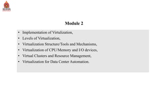 Virtualization in Cloud Computing: Techniques and Tools | PDF