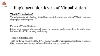 Virtualization in Cloud Computing: Techniques and Tools | PDF