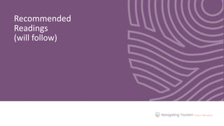 Recommended
Readings
(will follow)
 